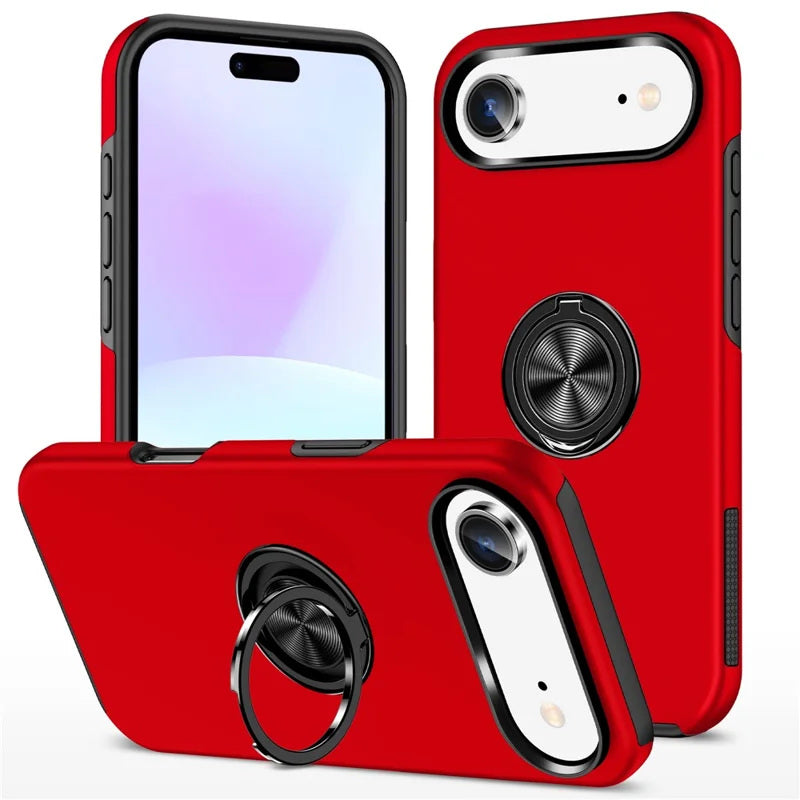 Hybrid Magnetic Invisible Ring Case for iPhone 17 Air Hybrid Magnetic Invisible Ring Case for iPhone 17 Air